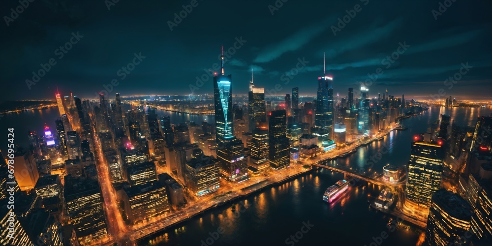 Fototapeta premium city night