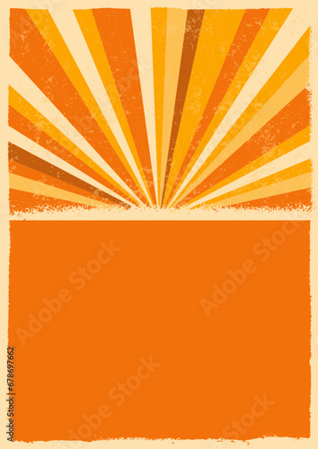 Geometric vintage layout sticker colorful