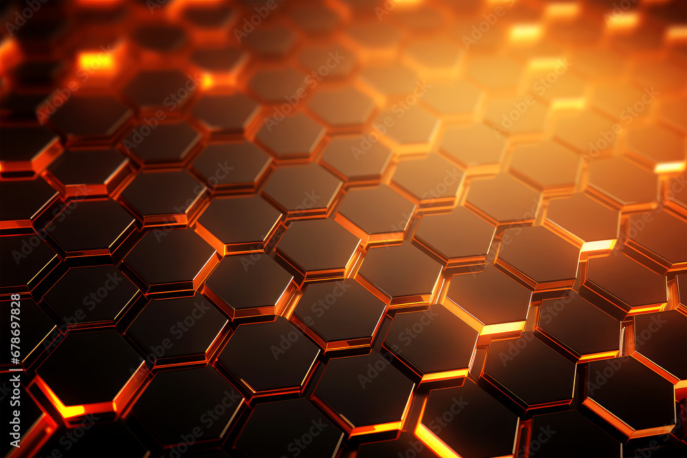 hexagons pattern Geometric on background hexagons pattern Geometric on background