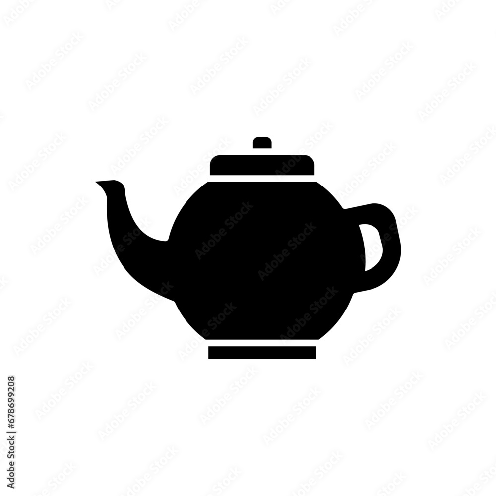 Obraz premium Tea Pot Icon vector design templates simple and modern