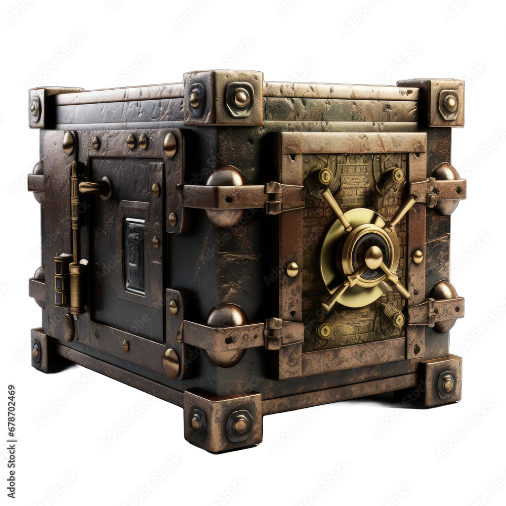 Timeless Security, Capturing the Sturdy Elegance of an Iron Safe