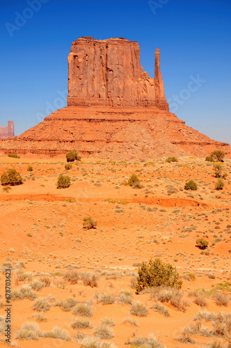 Rugged and Desolate Monument Valley Arizona USA Navajo Nation