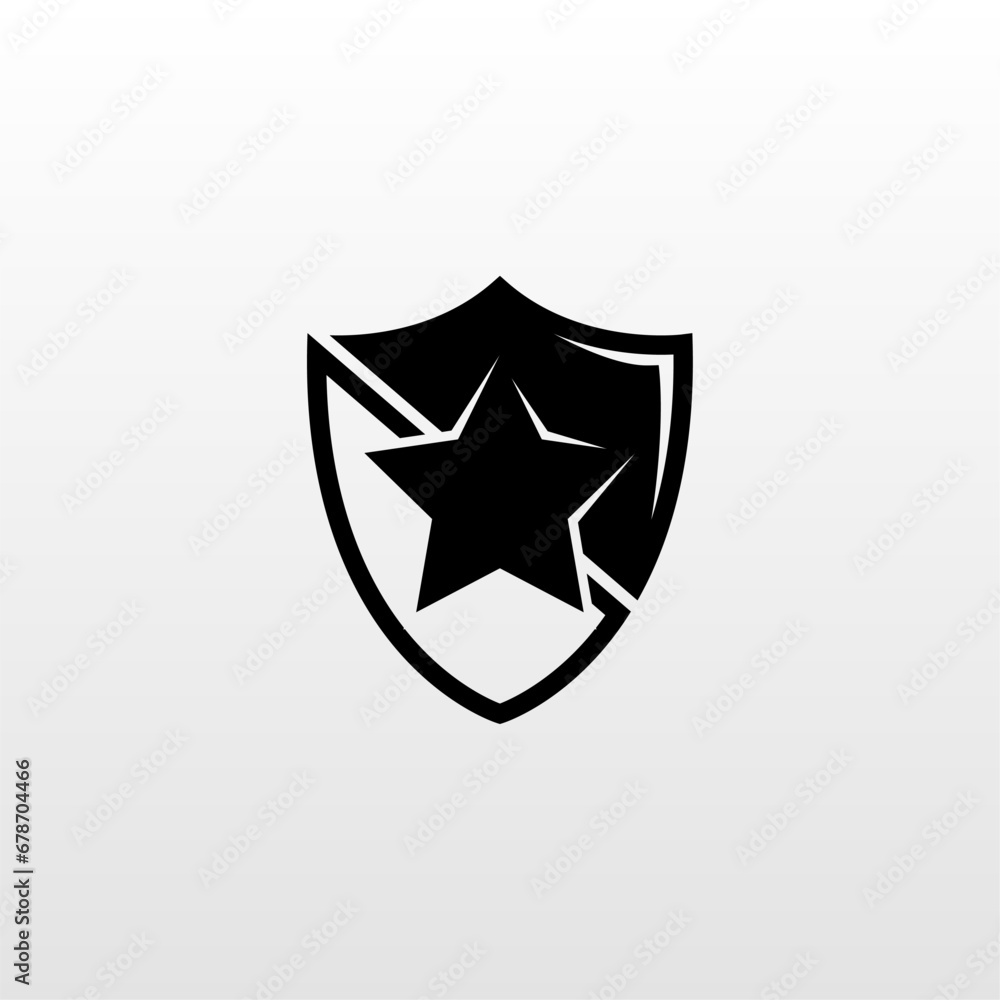 Shield Logo Design Concept Template. Shield Logo Template Vector
