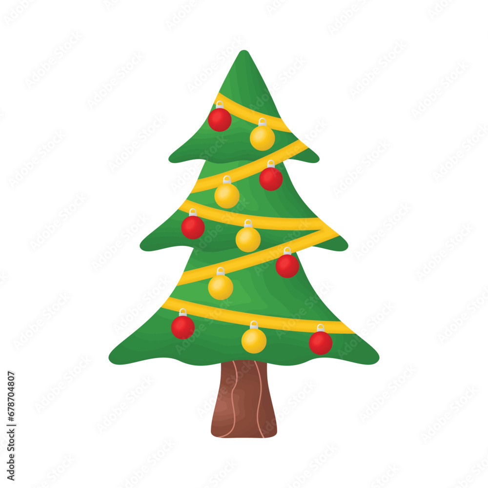 christmas tree illustration