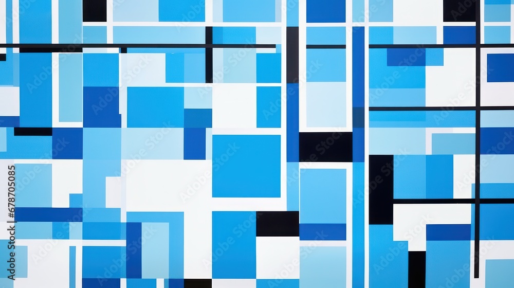 Futuristic abstract blue geometry background. Modern gradient illustration, minimal. Futuristic artwork, digital drawing for interior design, fashion textile, wallpaper, website Futuristic abstract blue geometry background. Modern gradient illustration, minimal. Futuristic artwork, digital drawing for interior design, fashion textile, wallpaper, website