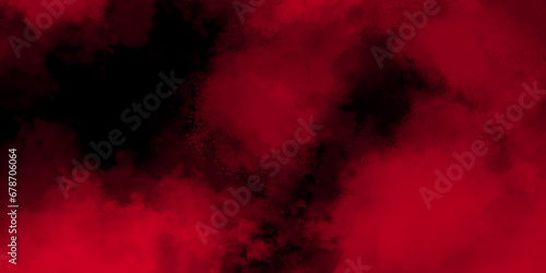 Red smoke texture on black. Freeze motion of red dust splash Abstract background of chaotically mixing puffs of red smoke on a dark Red particles explosion on black background graphics pattern lines.