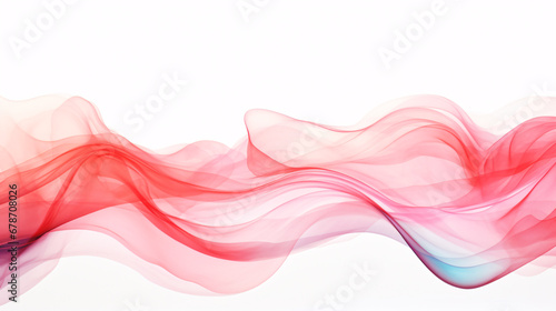 abstract red watercolor swirl waves or smoke background, red and pink waves pattern backdrop