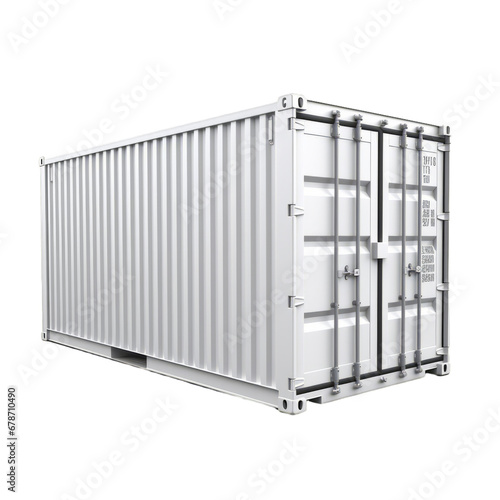 A container on a white transparent background