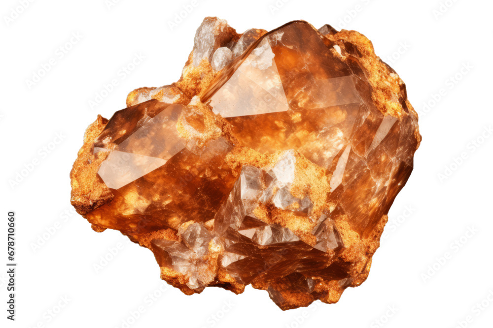 A piece of copper ore on a white transparent background A piece of copper ore on a white transparent background