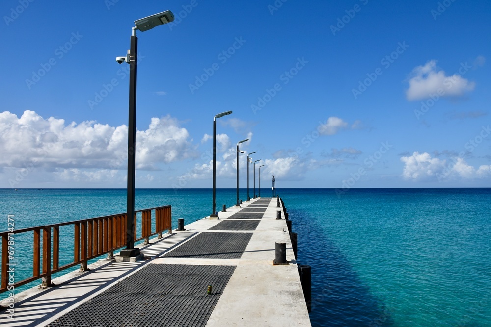 Scenic view of Speightstown Jetty, Barbados