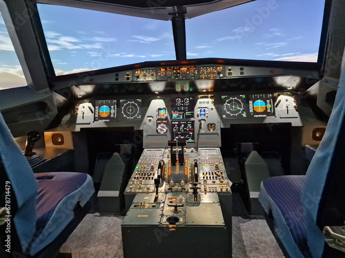 Real Flight Hydraulic Simulator for the Training of the Pilots.