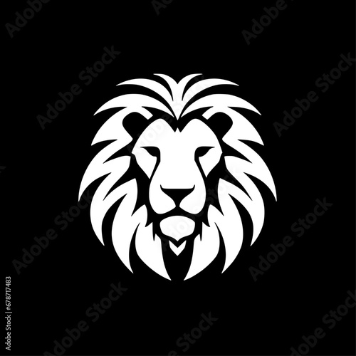 Wallpaper Mural Lion - Minimalist and Flat Logo - Vector illustration Torontodigital.ca