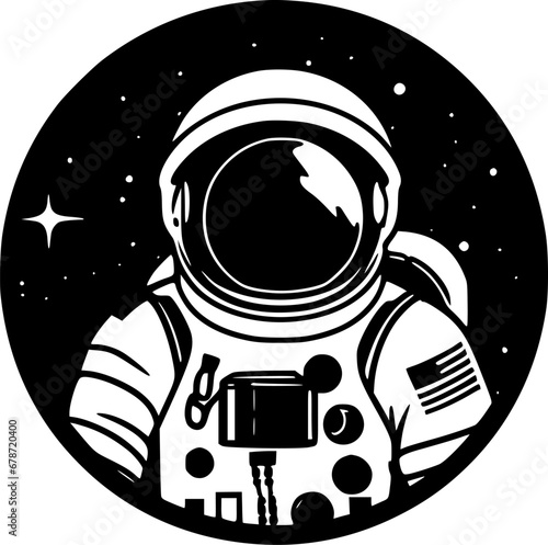 Astronaut - High Quality Vector Logo - Vector illustration ideal for T-shirt graphic