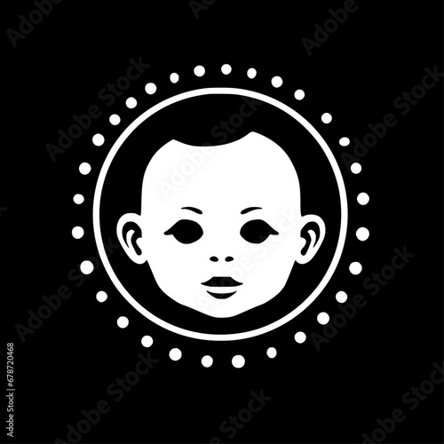 Baby - Minimalist and Flat Logo - Vector illustration