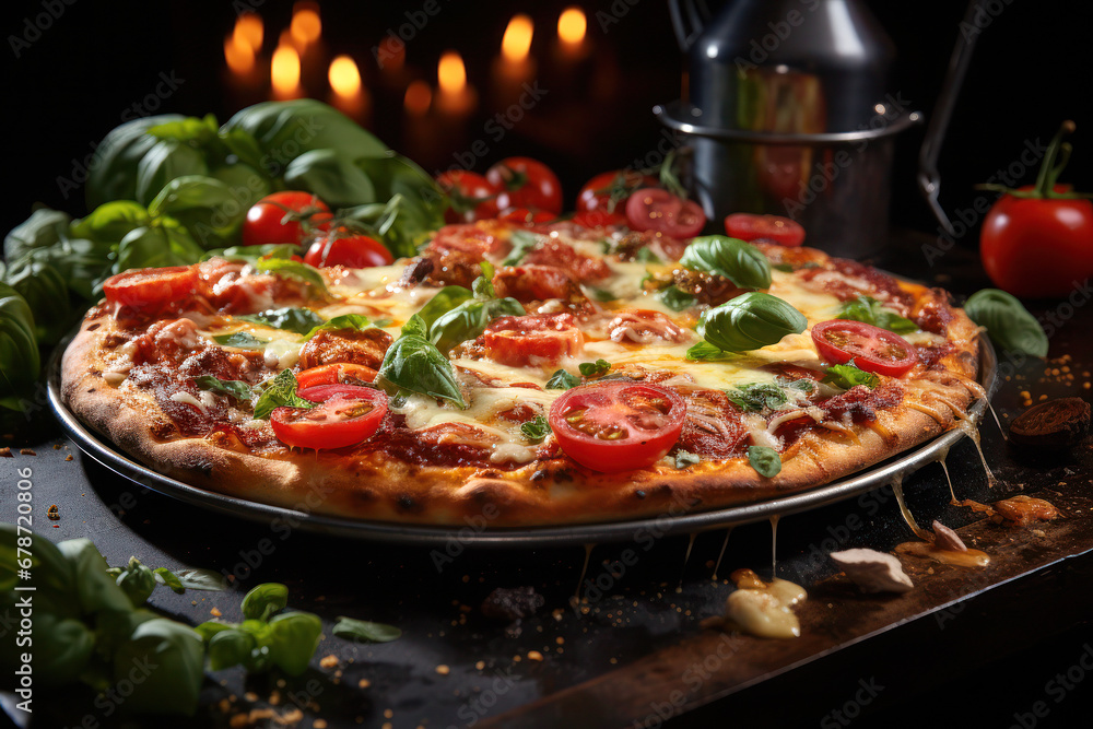 The Art of Deliciousness. Savor the Perfect Pizza Experience. Ai Generative The Art of Deliciousness. Savor the Perfect Pizza Experience. Ai Generative