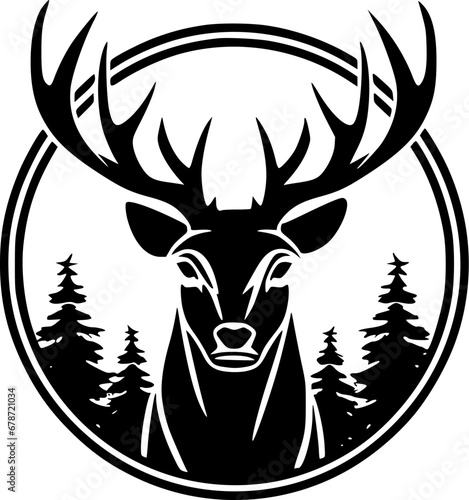 Dear | Minimalist and Simple Silhouette - Vector illustration