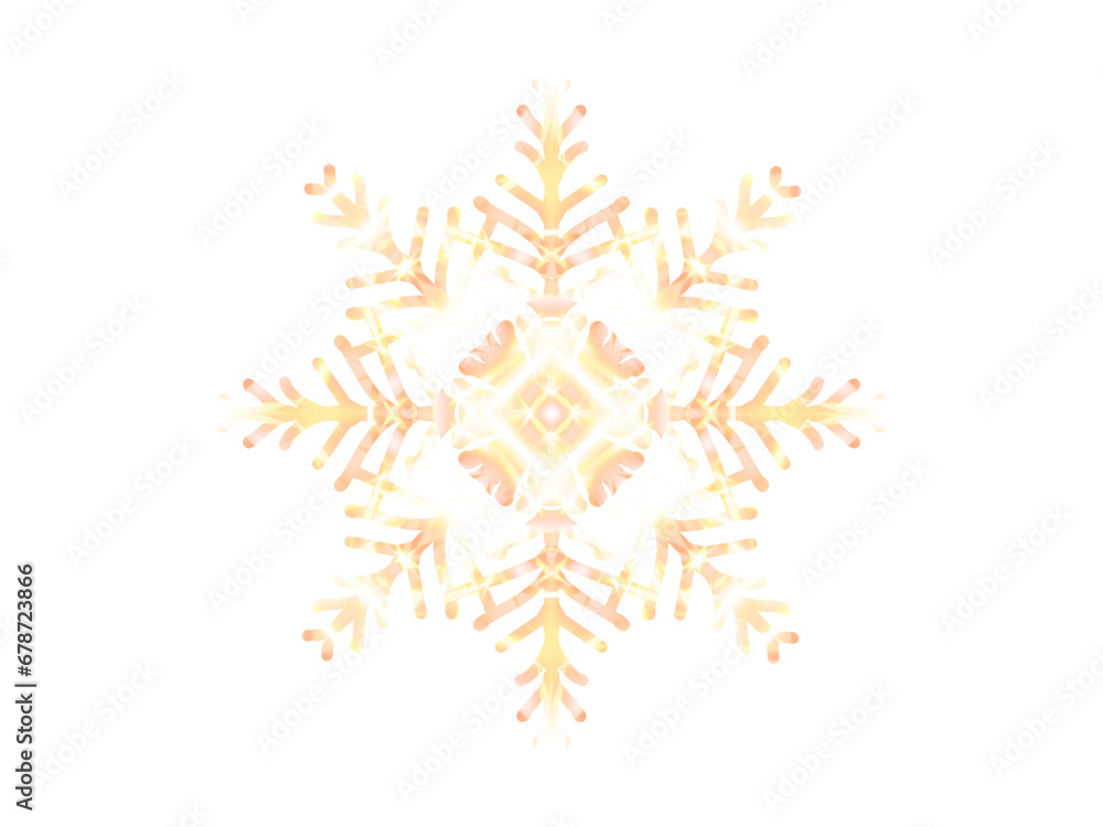 Snowflakes in various pastel colors Snowflakes in various pastel colors
