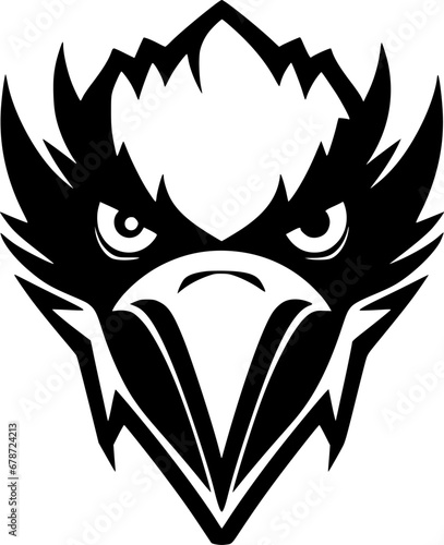 Vulture - Minimalist and Flat Logo - Vector illustration