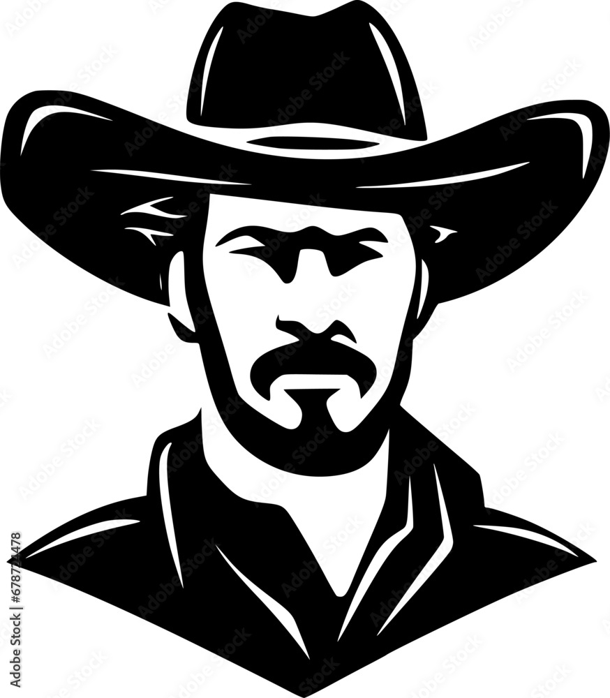 Western - Minimalist and Flat Logo - Vector illustration Western - Minimalist and Flat Logo - Vector illustration