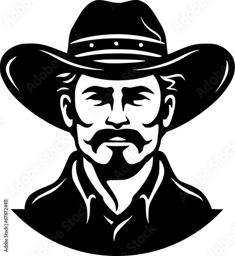 Western - High Quality Vector Logo - Vector illustration ideal for T-shirt graphic