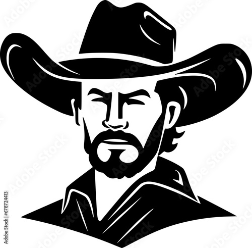 Western - High Quality Vector Logo - Vector illustration ideal for T-shirt graphic