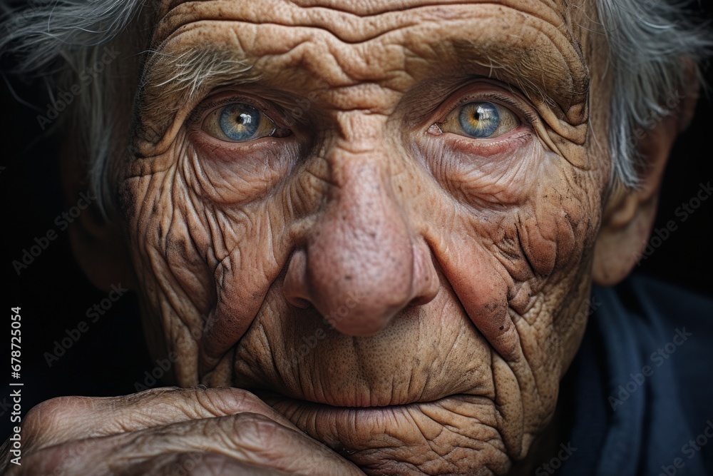 a powerful portrait Portrait of old elderly man a powerful portrait Portrait of old elderly man