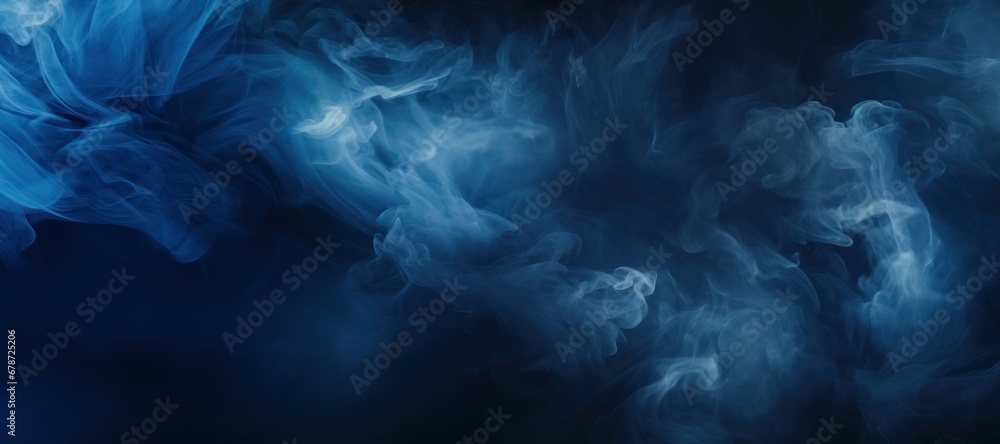 Blue particle texture smoke background on dark black abstract background Blue particle texture smoke background on dark black abstract background