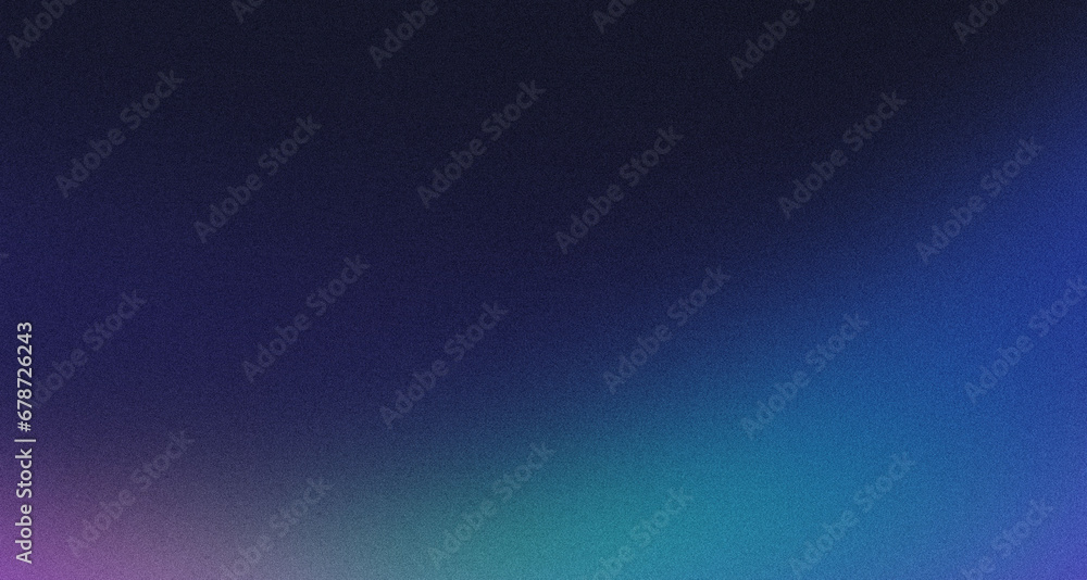 Obraz premium black blue purple green , grainy noise grungy empty space or spray texture color gradient shine bright light and glow , a rough abstract retro vibe background template