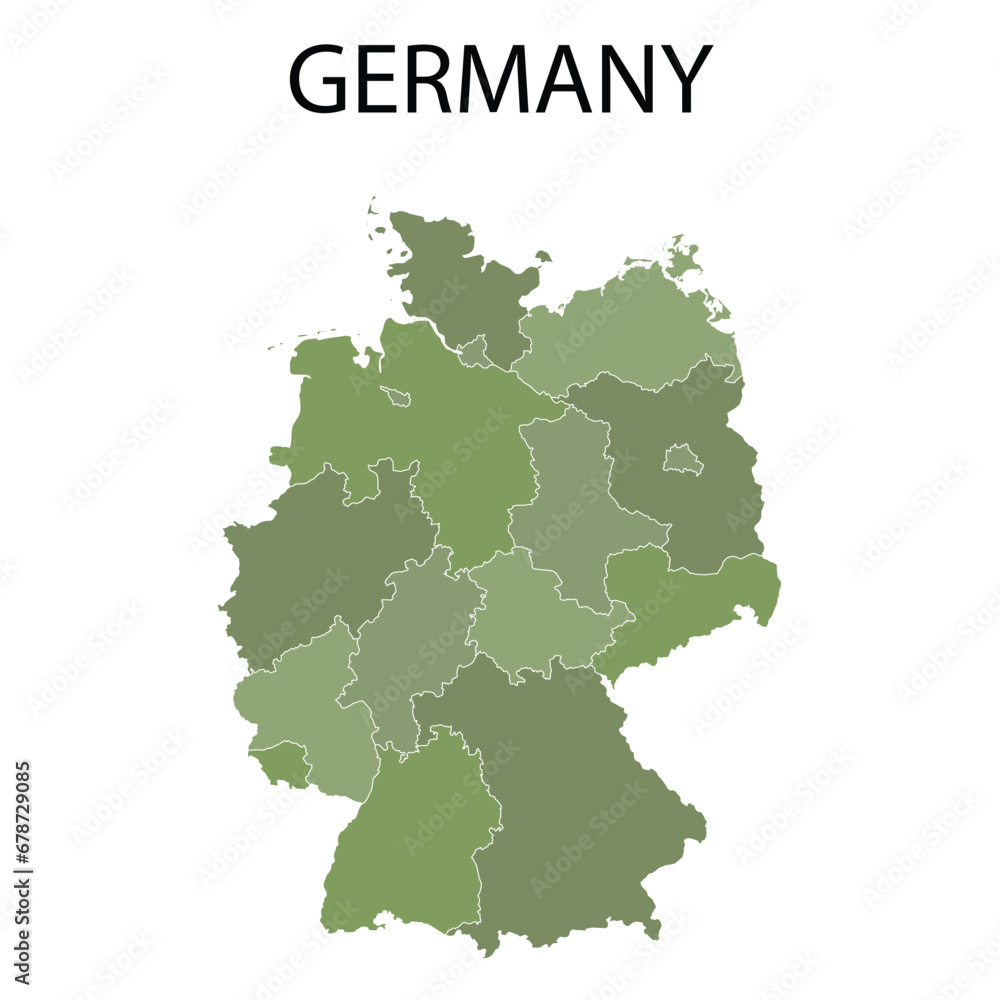 Fototapeta premium country map germany