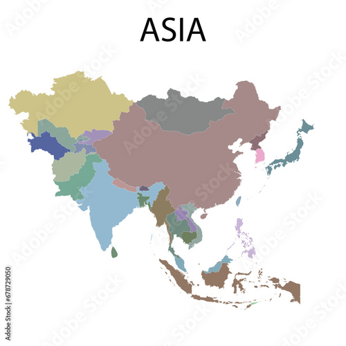 country map asia