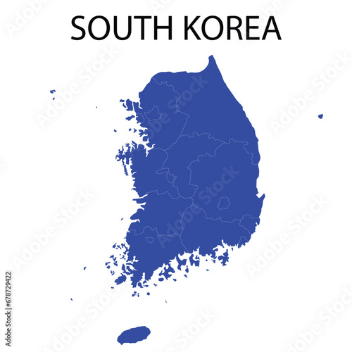 country map south korea