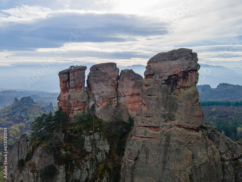 Beautiful high mountain rocks in Belogradchik