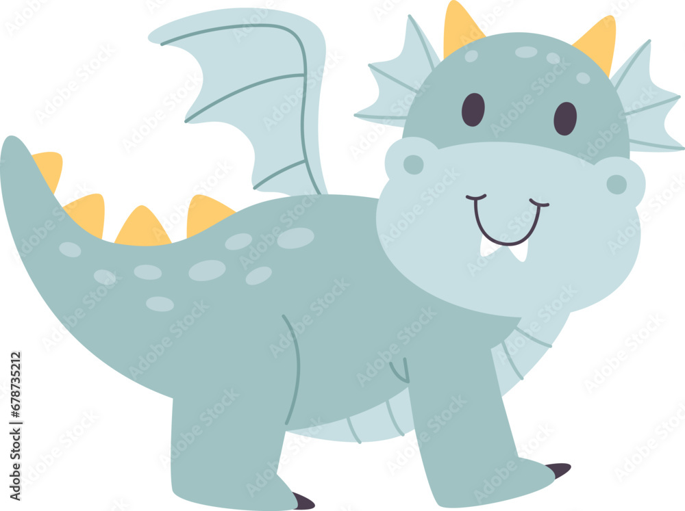 Fototapeta premium Dragon Baby Character