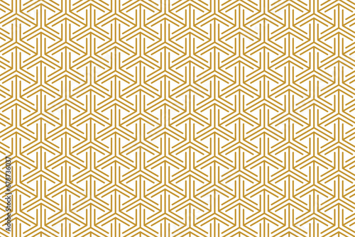 seamless abstract gold luxury pattern strip lines background with geometric vector design
