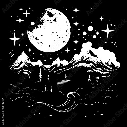 Celstial Night Scenery