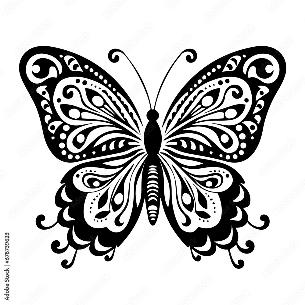 Celestial Magical Butterfly - Vector Ilustration Celestial Magical Butterfly - Vector Ilustration