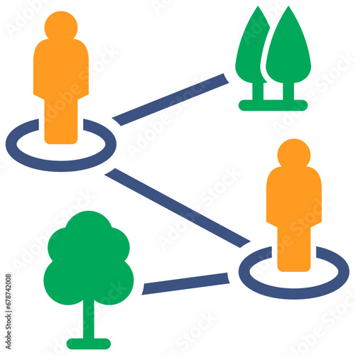 biodiversity color style icon