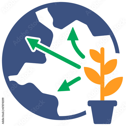biodiversity color style icon