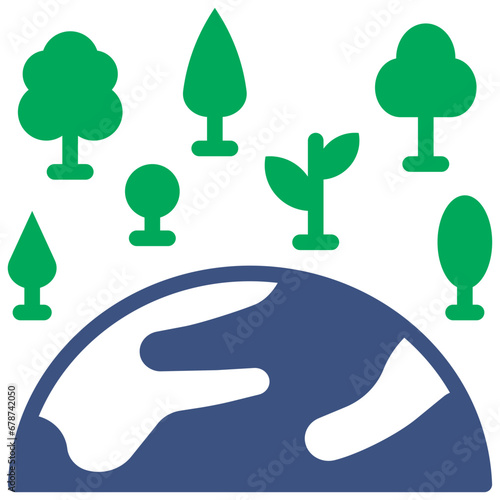 biodiversity color style icon