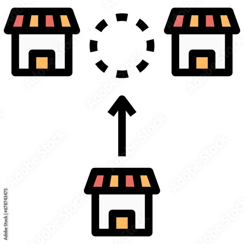 business opportunities filled outline style icon