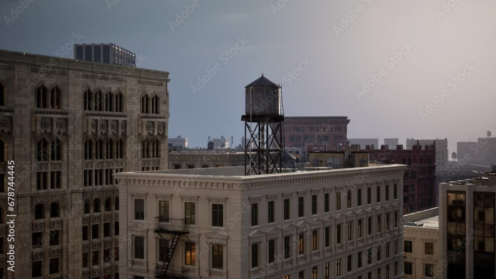 Skyline of midtown in Manhattan New York City Skyline of midtown in Manhattan New York City