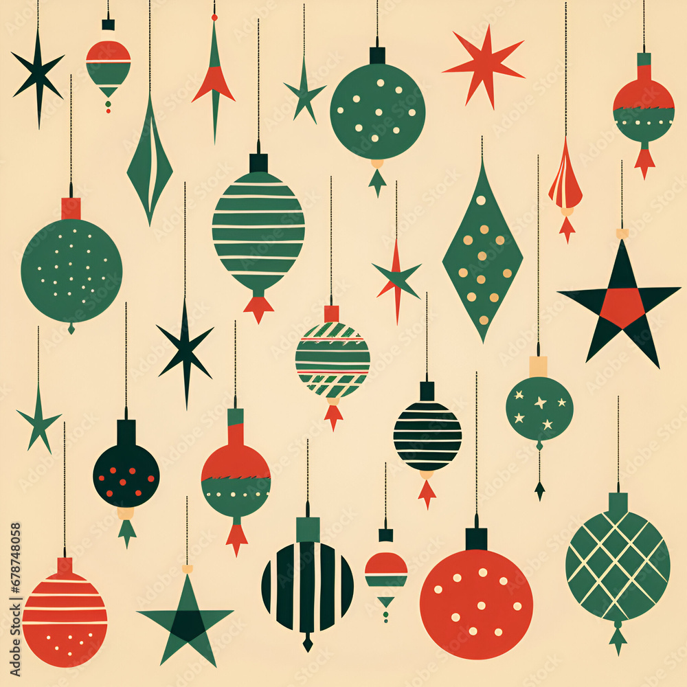 seamless christmas pattern with toys seamless christmas pattern with toys