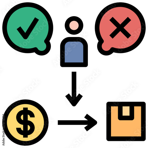 auditor filled outline style icon