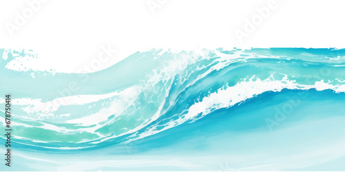 Transparent abstract soft blue and green abstract water color ocean wave texture background. Banner Graphic Resource as background for ocean wave and water wave abstract graphics	