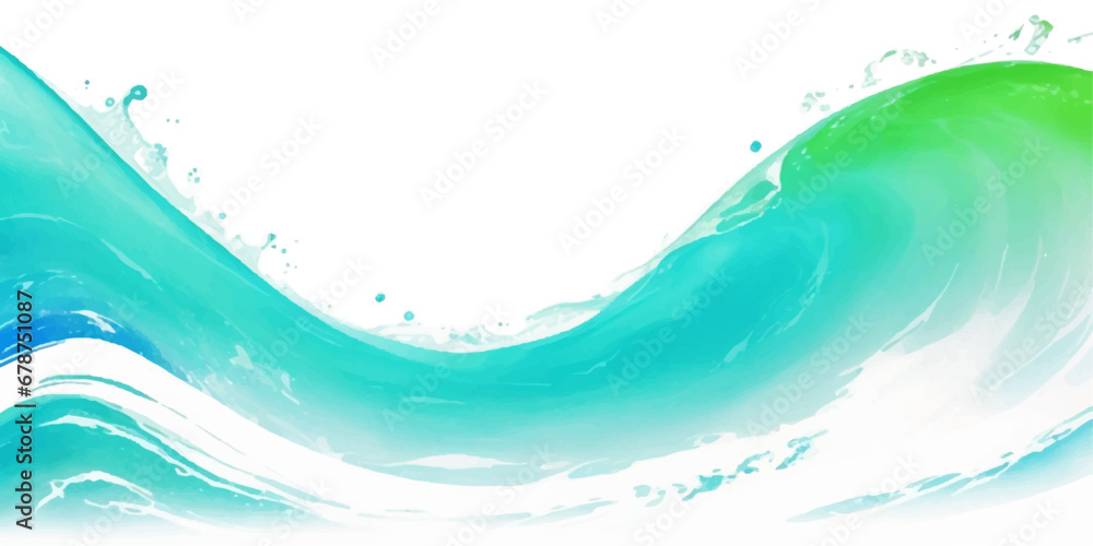 Transparent abstract soft blue and green abstract water color ocean wave texture background. Banner Graphic Resource as background for ocean wave and water wave abstract graphics Transparent abstract soft blue and green abstract water color ocean wave texture background. Banner Graphic Resource as background for ocean wave and water wave abstract graphics