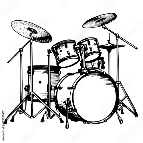 drum, music, rock, instrument, drummer, percussion, band, drums, kit, set, musical, concert, jazz, cymbal, stage, equipment, isolated, white, sound, musician, metal, roll, snare, black, bass