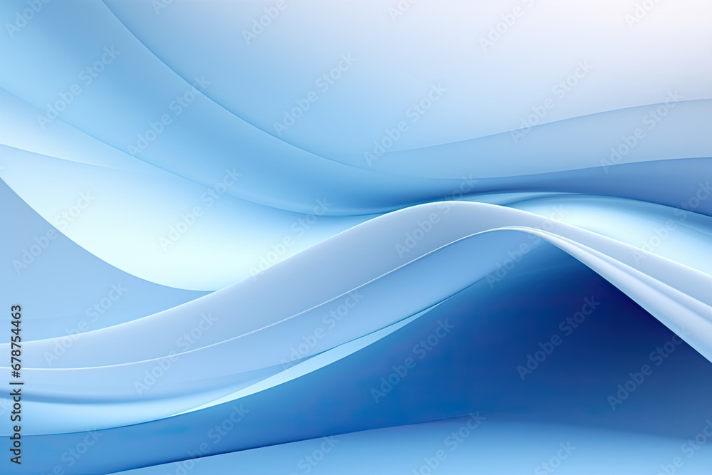 Abstract blue waves with a smooth, flowing design. Abstract blue waves with a smooth, flowing design.
