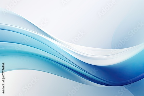 Abstract blue waves with a smooth, flowing design.