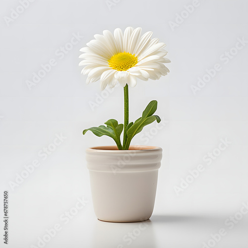 daisy flower in pot © AgungRikhi