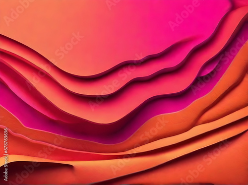 Leather background papercut style neon colors highly